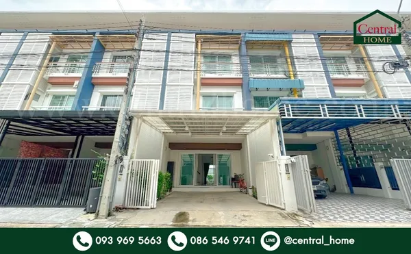 ทาวน์โฮม 3 ชั้น ชวนชื่น โมดัส วิภาวดี - รังสิต พร้อมอยู่