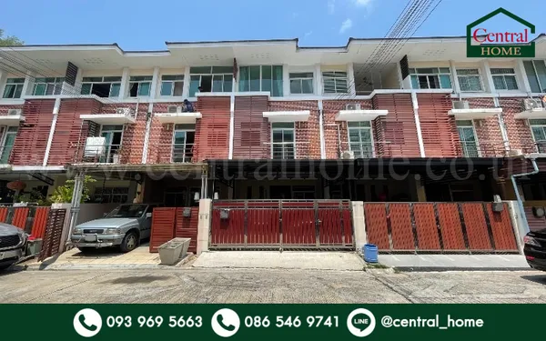 ทาวน์เฮ้าส์ 3 ชั้น เดอะบริติช กัลปพฤกษ์ พร้อมอยู่ ราคาถูก