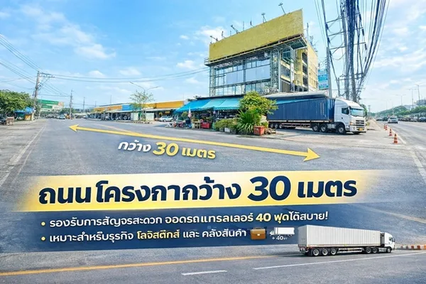 โกดังให้เช่า 1 นอน 1 น้ำ Mega Home สุวินทวงศ์ 800ม. ใกล้โลตัสมีนบุรี 900 ม. 54ตร.ว. 216ตร.ม. .ทำเลติดถนนใหญ่