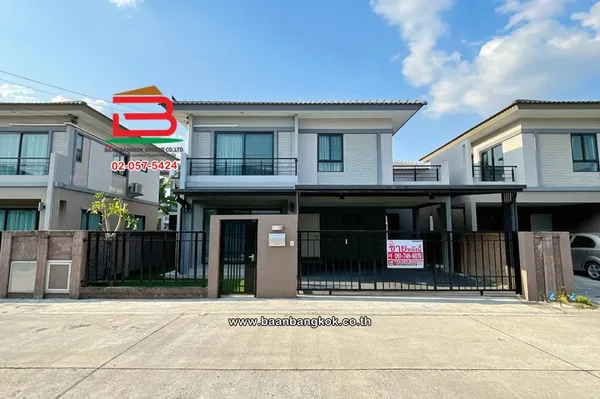 บ้านแฝด เนื้อที่ 35.8 ตร.ว. โครงการ เดอะ แพลนท์ รังสิต คลอง 4-วงแหวน (ซ.6) ถนนเลียบคลอง 4 ตำบลคลองสี่ อำเภอคลองหลวง ปทุมธานี