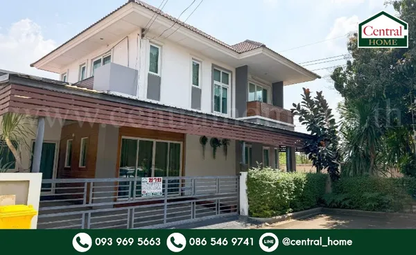 บ้านเดี่ยว สิริกานต์ 3 หลังริม แปลงใหญ่ ถูกสุดในโครงการ