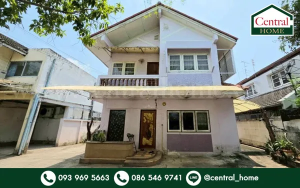 บ้านเดี่ยว 70 ตารางวา หมู่บ้านเสนานิเวศน์ โครงการ 2 บ้านสวย สภาพดีมาก พร้อมอยู่