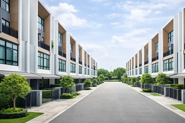 ถ.พัฒนาการ อ่อนนุช17 สุขุมวิท71 ปรีดี ทาวน์โฮม 3 ชั้น ติดถนนเมน 3 นอน ใกล้ARLรามคำแหง 1.33กม. หลุดจอง 3 น้ำ 22 ตร.วา. 26