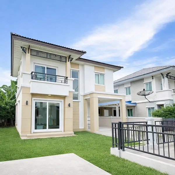 ตลาดแพรกษา 1.6 กม. บ้านมุม 56 ตร.ว. 230 ตร.ม. ใกล้ BTS เทพารักษ์ 1.8 กม.เทพารักษ์-วงแหวน บ้านเดี่ยว 2 ชั้น 3 นอน 2 น้ำ