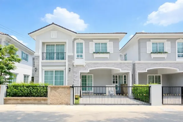 พร้อมเฟอร์ฯครบ 40ตร.ว. วัดด่านสำโรง BTS สำโรง 800ม. สุขุมวิท113 บ้านหรูหรา 2ชั้น 4นอน 3น้ำ 180ตร.ม. อิมพีเรียล เวิลด์ สำ