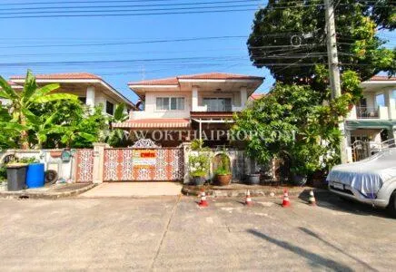 หมู่บ้านทวีโชติ2 ถนนบางกรวย-ไทรน้อย ใกล้MRTสายสีม่วง สถานีบางพลู