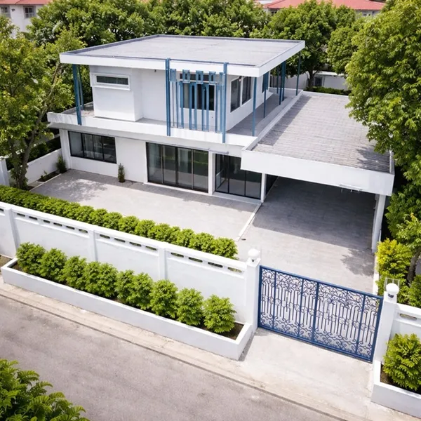 MRT สุทธิสาร 900 ม.5นอน 5คัน 4น้ำ ใกล้ MRTรัชดาภิเษก 400 ม. คฤหาสน์ 200 ตร.ว. เซ็นทรัลพระราม9 บ้านเดี่ยว 2 ชั้น ถนนรัชดา