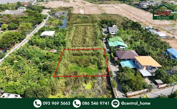 ที่ดินเปล่า 266 ตร.วา ท่าอิฐ 15 แยกตาลเดียว - วัดบางบัวทอง นนทบุรี