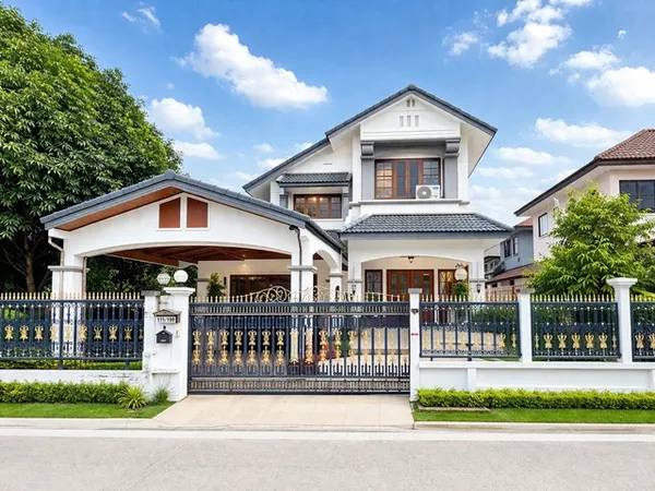 ตลาดถนอมมิตร 800 ม.78 ตร.ว. 312 ตร.ม. ถ.สุขาภิบาล5 คฤหาสน์ บ้านเดี่ยว 3-4นอน 3 น้ำ ใกล้เสถียรธรรมสถาน 900 ม. เพลินนารี่ม