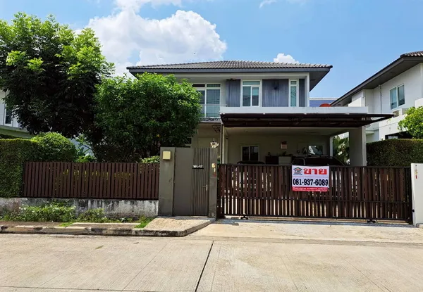 ขายบ้านเดี่ยว หมู่บ้านมัณฑนา อ่อนนุช-วงแหวน 5 เนื้อที่ 65.6 ตร.ว. 2 ชั้น 3 นอน 3 น้ำ