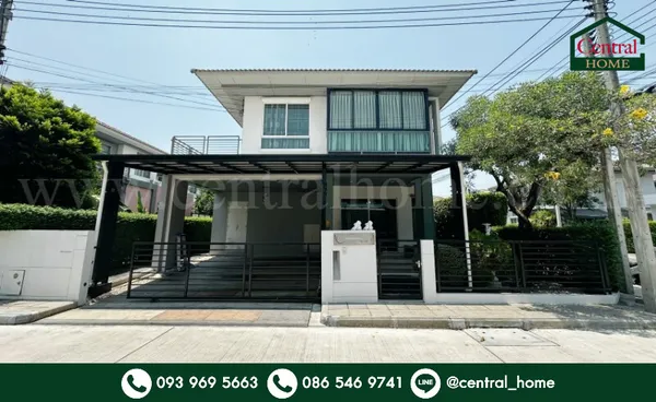 บ้านเดี่ยว ฮาบิเทีย บอนด์ ราชพฤกษ์ หลังมุม ต่อเติมครบ พร้อมอยู่