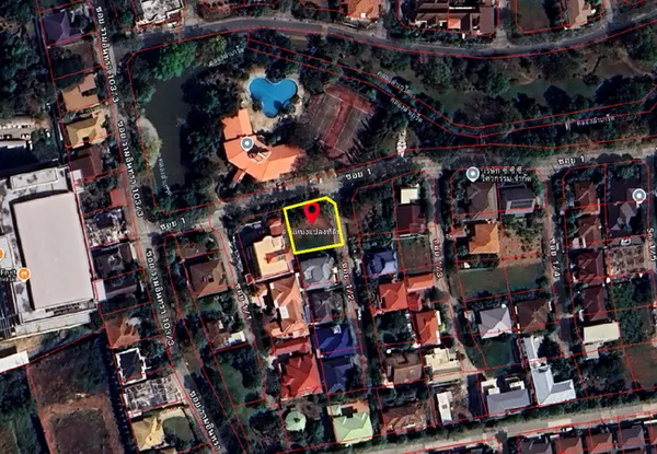 ขายที่ดิน หมู่บ้านแมกไม้ ซอยรามอินทรา 103/3 เนื้อที่ 163.8 ตร.ว. แปลงมุม