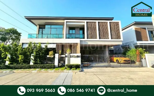 บ้านเดี่ยว บางกอก บูเลอวาร์ด ดอนเมือง-แจ้งวัฒนะ หลังริม บิ้วอินใหม่ทั้งหลัง