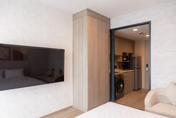 Luxury Condo The Crown Residences ติดศูนย์การค้า One Bangkok 25.3 ตารางเมตร แบบสตูดิโอ ห้องสวยพร้อมอยู่ ตกแต่งครบ