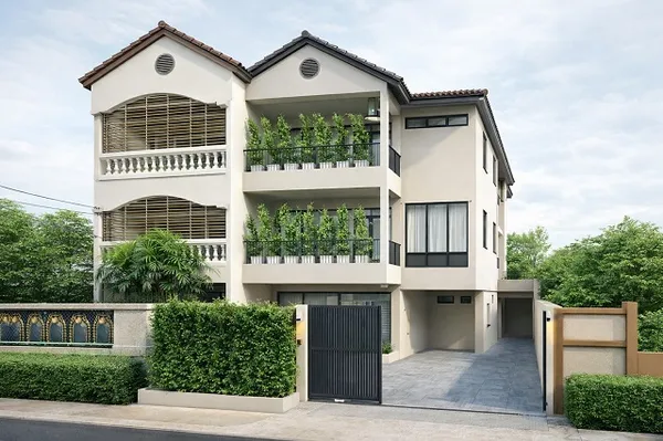 เมเจอร์ ซีนีเพล็กซ์ เอกมัย 1.5 กม. ใกล้BTSเอกมัย 1.2กม.ดีไซน์ทันสมัย ทาวน์เฮ้าส์ใหม่ 3.5 ชั้น 4 นอน 5 น้ำ 31ตร.ว. 380ตร.