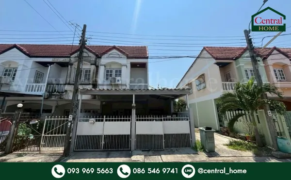 ทาวน์เฮ้าส์ ซอยโกสุมรวมใจ 38 ดอนเมือง หลังมุม ราคาถูก ใกล้สนามบิน