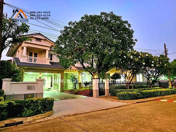 ม.มัณฑนา วัชรพล-รามอินทรา 1 บ้านเดี่ยวพร้อมเรือนรับรอง เนื้อที่ 106 ตร.ว. Renovate แล้วพร้อมอยู่ เงียบสงบ ร่มรื่น กว้างขวาง คุณภาพ Land+House ทำเลดีมาก