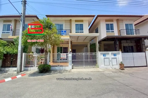 บ้านเดี่ยว เต็มสิริวิลเลจ 1 ซอยเชื่อมสัมพันธ์ 11 (ใกล้โลตัสหนองจอก) เนื้อที่ 39.4 ตรว. แขวงกระทุ่มราย เขตหนองจอก