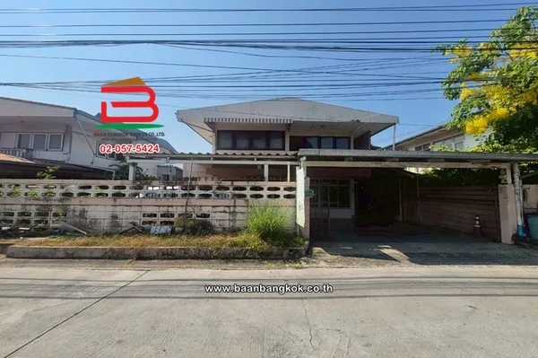 บ้านเดี่ยว เฉลิมสุขนิเวศน์ 6 (ใกล้เซ็นทรัลรามอินทรา) เนื้อที่ 67 ตรว. แขวงอนุสาวรีย์ เขตบางเขน