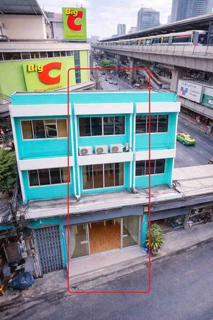 BTS สะพานควาย MRTสุทธิสาร เช่าโฮมออฟฟิศ 3 ชั้น อินทามระ12-16 2-3นอน วิภาวดี 2น้ำ 16,999บาท-เดือน