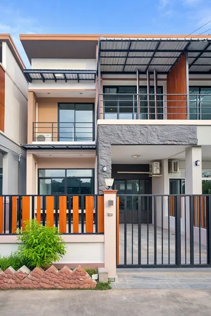 4นอน ให้เช่าทาวน์โฮม 2 ชั้น พร้อมเฟอร์ เชลล์ หนองคาย 1.4กม. Caltex1.4กม. ม.ขอนแก่น วิทยาเขตหนองคาย 800 ม.