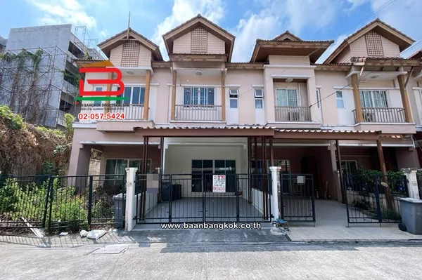 ทาวน์เฮาส์ เนื้อที่ 21.9 ตร.ว. หมู่บ้าน ปริญลักษณ์ ไลท์ วงแหวน-สาทร (ซอยบางแค 4) ถนนกาญจนาภิเษก แขวงบางแค เขตบางแค