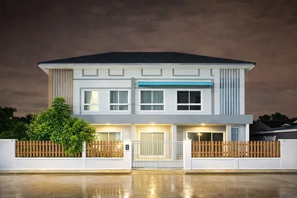 โลตัส ประชาสามัคคี 3 นอน 2 น้ำ 35 ตร.ว. 140 ตร.ม. ประชาอุทิศ90 บ้านคลองสวน 800 ม. บ้านแฝด 2 ชั้น