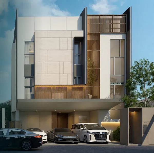 เฌอริช โคลเวอร์ สุคนธสวัสดิ์ 20 บ้านพูลวิลล่าสุดหรู พร้อมลิฟท์ส่วนตัว 5 ห้องนอน 6 ห้องน้ำ Double-Volume Living จอดรถได้ 3 คัน