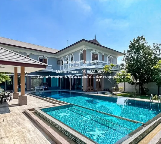 บ้าน ขายบ้านเดี่ยวหรู 2 ชั้น (ซอยแสนหวี) 400 ตร.ว. (4 น 6 น้ำ 4 จอดรถ) 400 ตารางวา 4 นอน 6 BATHROOM ใกล้กับ รถไฟฟ้าสายสี