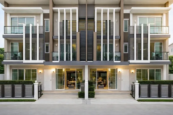 เฟอร์ฯครบ BTSม.เกษตรศาสตร์ 900 ม. 3นอน 3น้ำ ใกล้ รพ.วิภาวดี 800ม.24ตร.วา. 290ตร.ม. ทาวน์เฮ้าส์ 3 ชั้น ดีไซน์สวย