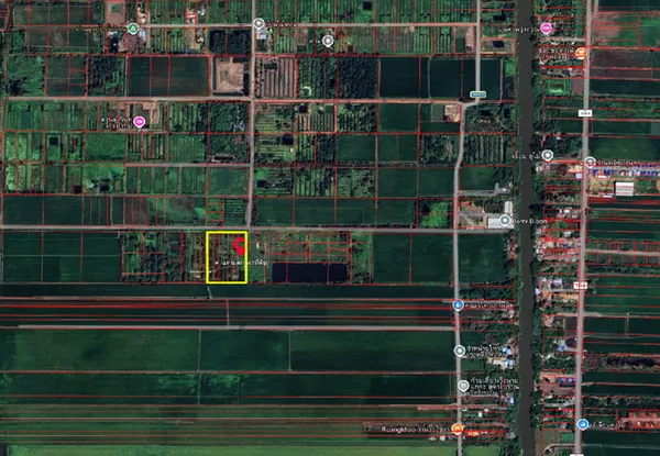 ขายที่ดิน คลอง 16 ตำบลบึงศาล อำเภอองครักษ์ นครนายก เนื้อที่ 8-3-0 ไร่