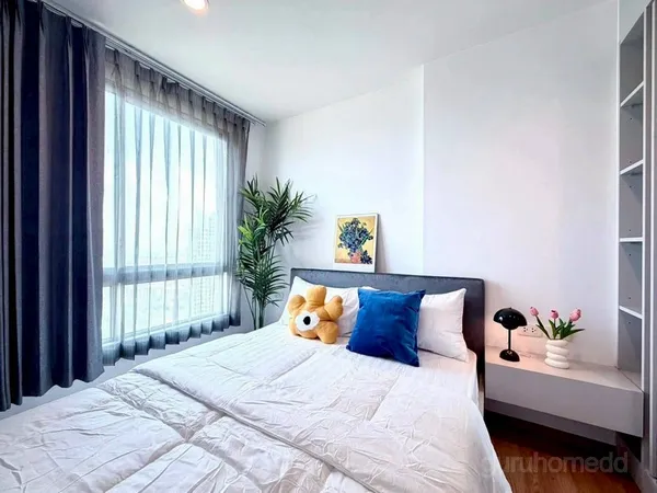 ให้เช่าคอนโด เดอะเบส สุขุมวิท77 ขนาด 30 ตรม ตึก B ชั้น 24 รีโนเวทใหม่ พร้อมอยู่ City View ทิศร่ม ลมเย็นทั้งวัน - ghd000837R