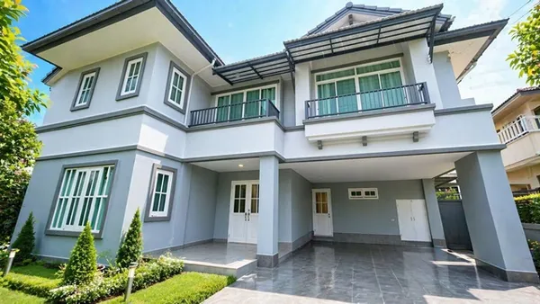 ใกล้ รร.นานาชาติ RIS 500ม. เดินถึง คฤหาสน์ 4-5นอน ถูกสุดในหมู่บ้าน Perfect รามคำแหง164 บ้านเดี่ยว 2 ชั้น 5น้ำ 75ตร.ว. 28