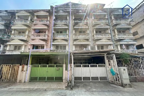 ขายอาคารพาณิชย์ 4 ชั้น หมู่บ้านทรัพย์สมบูรณ์ ซอยประชาอุทิศ 91 ใกล้ทางด่วนเฉลิมมหานคร