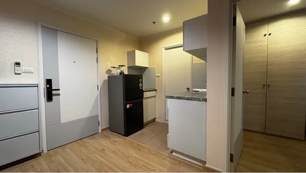 ให้เช่า คอนโด ลุมพินี พาร์ค พระราม 9-รัชดา ใกล้ MRT พระราม 9 ห้อง 30.08 ตารางเมตร 1 ห้องนอน ชั้น23 วิวสระ ตึกA ตกแต่งครบ