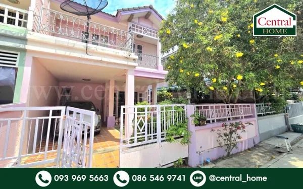 บ้านแฝด ซิลค์ วิลเลจ พหลโยธิน 54 หลังริม ติดถนน บ้านสวย ราคาถูก