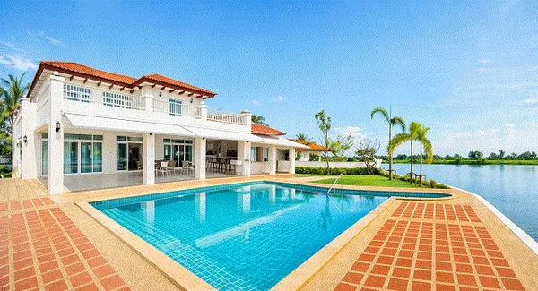 ตลาดมหาชัย2.64 กม. Pool Villa เช่าใหญ่หรู 5-7นอน Best Ocean Golf1.2กม. เซ็นทรัล มหาชัย 4.2 กม. 7 น้ำ 304 ตร.ว. 1216 ตร.ม