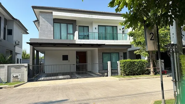 BH3984 ให้เช่าบ้านเดี่ยว The City บางนา บ้านใหญ่ 4 ห้องนอน เฟอร์ครบ เลี้ยงสัตว์ได้ ใกล้ Mega บางนา