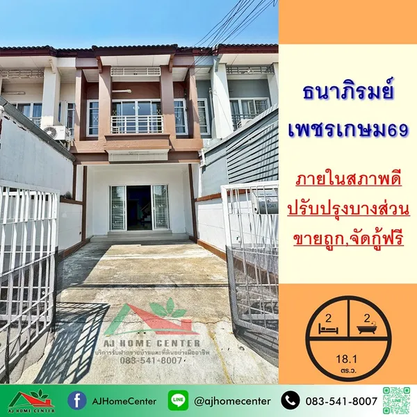 ม.ธนาภิรมย์ เพชรเกษม69 สภาพดีพร้อมอยู่