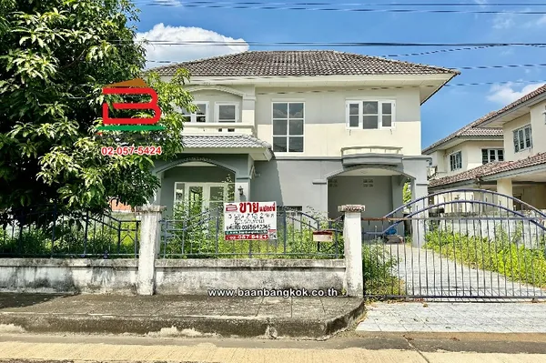 บ้านเดี่ยว หมู่บ้านประดับดาว โครงการ 1-4 เนื้อที่ 50.7 ตร.ว (ใกล้ MRT ไทรม้า-ท่าอิฐ) ตำบลท่าอิฐ อำเภอปากเกร็ด นนทบุรี