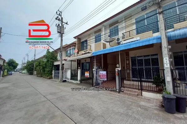 ทาวน์เฮ้าส์ เต็มสิริวิลล่า เนื้อที่ 19.6 ตรว. ถนนสุวินทวงศ์ แขวงหนองจอก เขตหนองจอก