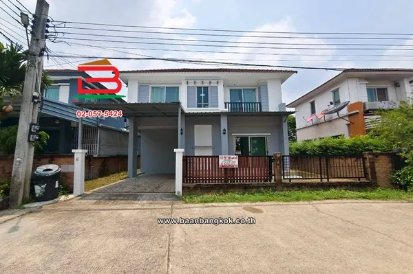 บ้านเดี่ยว เดอะไพรเวซี่ ไพร์มเพลส 2 ซอยเลียบคลองบางไผ่ เนื้อที่ 36.3 ตรว. ตำบลบางรักพัฒนา อำเภอบางบัวทอง จังหวัดนนทบุรี