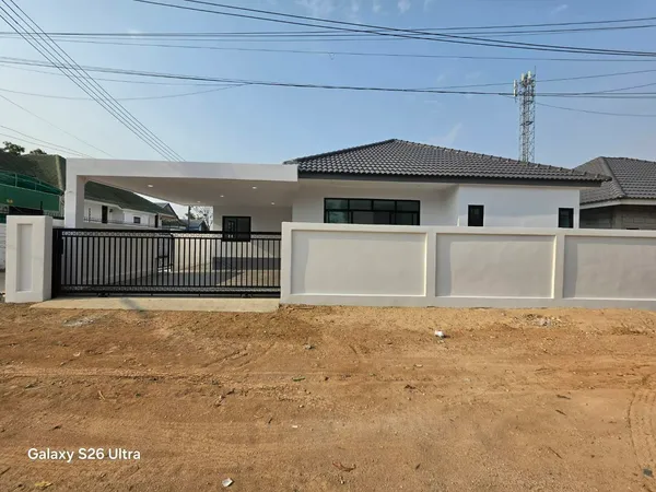 ขายบ้านเดี่ยวพิกัด ขอบอ่างมาบประชัน ตำบลหนองปรือ อำเภอบางละมุง จังหวัดชลบุรี