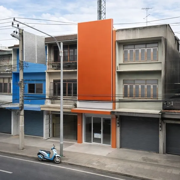 ตลาดพรานนก 300 ม. 20 ตร.ว. 250 ตร.ม. รพ.ธนบุรี 400 ม. รพ.ศิริราช 1 กม. อิสรภาพ 3 น้ำ 3 นอน อาคาร 3 ชั้น ใกล้