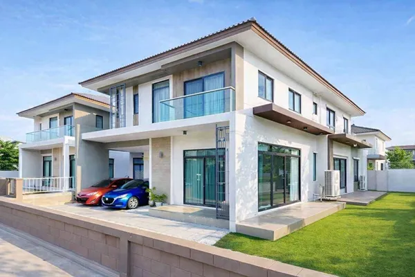 คฤหาสน์2ชั้น บ้านเดี่ยว ประเวศ 4นอน บางนา-สุขาภิบาล2 ใกล้รพ.สิรินธร 1.4 กม. ใกล้ แจสกรีน วิลเลจ ประเวศ 850ม. 4น้ำ 55 ตร.