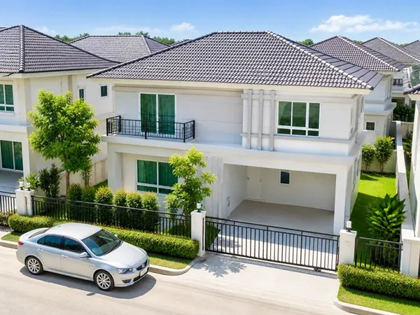 บ้านเดี่ยว 3 นอน สะพานสูง3น้ำARL บ้านทับช้าง 1.6 กม. ใกล้เดอะไนน์ พระราม 9 800 ม. บางกอก บูเลอวาร์ด วงแหวน-พระราม 9 50 ต