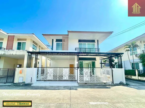 หมู่บ้านพัฒนาสิริ เดอะ ไพร์ด เลียบคลองสอง บ้านเดี่ยวไซส์ใหญ่หลังมุม รีโนเวทใหม่