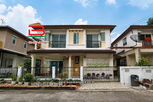บ้านแฝด 2 ชั้น เนื้อที่ 39 ตร.ว. โครงการ เดอะ ไพรเวซี่ ไพร์มเพลส บางบัวทอง (ซอยวัดไผ่เหลือง) ถนนกาญจนาภิเษก ตำบลบางรักพัฒนา อำเภอบางบัวทอง นนทบุรี