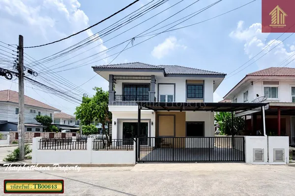 ขายบ้านเดี่ยวหลังมุม รีโนเวทใหม่ หมู่บ้านนนทวี วิลล์ 5 หนองจอก ตกแต่งพร้อมเข้าอยู่