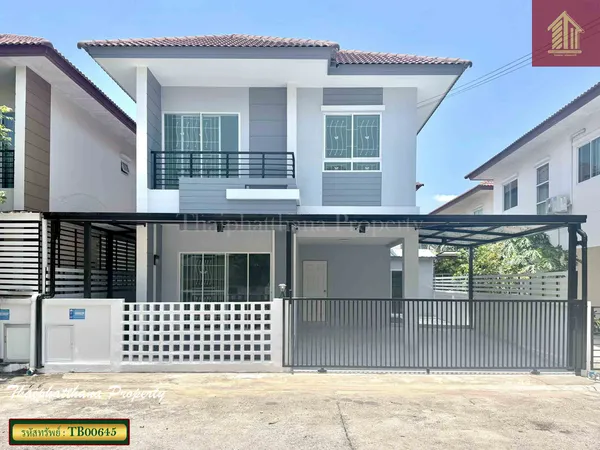 หมู่บ้านเต็มสิริ วิลเลจ ซ.9 เชื่อมสัมพันธ์ 11 หนองจอก บ้านแฝดรีโนเวทใหม่ ตกแต่งเฟอร์นิเจอร์พร้อมอยู่